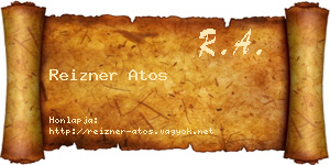 Reizner Atos névjegykártya